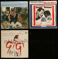9a066 LOT OF 3 MOVIE SOUNDTRACK RECORDS '50s/60s Breakfast at Tiffany's,Gigi,Paris When It Sizzles