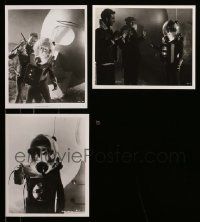 9a457 LOT OF 3 MAN FROM PLANET X REPRO 8X10 STILLS '70s the alien shown in every scene!