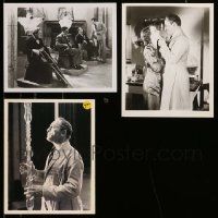 9a459 LOT OF 3 DOCTOR X REPRO 8X10 STILLS '70s Lionel Atwill, Fray Wray, Michael Curtiz horror!