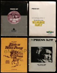 9a044 LOT OF 4 PRESSKITS '74 - '76 containing a total of 21 8x10 stills in all!