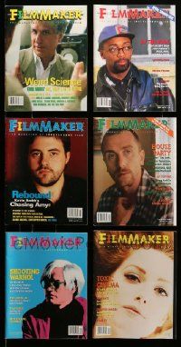9a026 LOT OF 6 FILMMAKER MAGAZINES '95-97 filled with movie images & information!