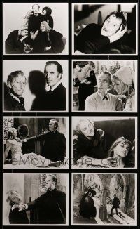 9a404 LOT OF 8 DRACULA A.D. 1972 REPRO 8X10 STILLS '70s vampire Christopher Lee, Peter Cushing