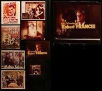 9a399 LOT OF 9 COLOR 8X10 REPRO PHOTOS '80s includes cool poster & lobby card images!
