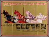 9b113 CHARGE OF THE LIGHT BRIGADE British quad '68 cool images of David Hemmings on horse + cast!