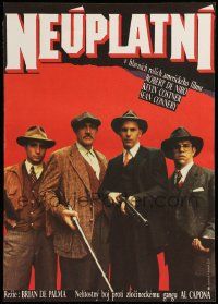 9b287 UNTOUCHABLES Czech 12x17 '89 Andy Garcia, Sean Connery, Kevin Costner, Charles Smith!