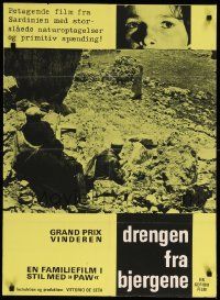 9b297 BANDITS OF ORGOSOLO Danish '63 Banditi a Orgosolo, directed by Vittorio De Seta, different!