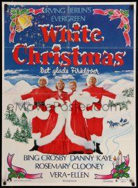 9b356 WHITE CHRISTMAS Danish R60s Bing Crosby, Danny Kaye, Clooney, Vera-Ellen, musical classic!
