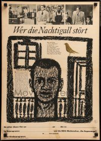 9b085 TO KILL A MOCKINGBIRD East German 16x23 '66 Peck classic, from Harper Lee's famous novel!
