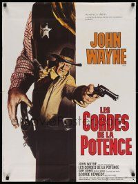 9b454 CAHILL French 23x30 '73 George Kennedy, classic United States Marshall big John Wayne!