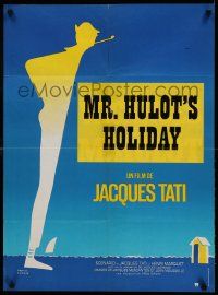 9b475 MR. HULOT'S HOLIDAY French 23x31 R70s Jacques Tati, Les vacances de Monsieur Hulot