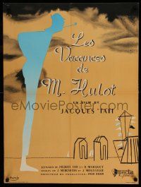 9b474 MR. HULOT'S HOLIDAY French 23x30 R50s Jacques Tati, Les vacances de M. Hulot
