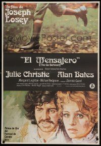 9b534 GO BETWEEN Spanish '72 Joseph Losey, great different art of Julie Christie by MCP!
