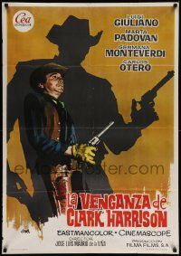 9b573 RUTHLESS COLT OF THE GRINGO Spanish '66 different spaghetti western art by Jano!