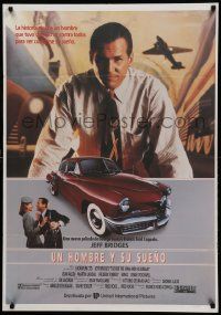 9b589 TUCKER: THE MAN & HIS DREAM Spanish '88 Francis Ford Coppola, c/u of Jeff Bridges!