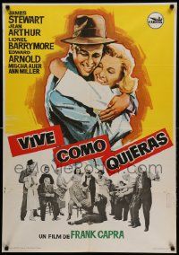 9b600 YOU CAN'T TAKE IT WITH YOU Spanish R66 Capra, Jean Arthur, Barrymore, James Stewart!