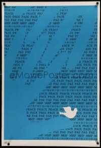 9b034 PEACE Swiss '70s great art and design of hands, dove & different languages by Jill Barber!