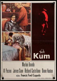 9b381 GODFATHER Yugoslavian 18x25 '72 Brando & Pacino in Coppola crime classic, different images!