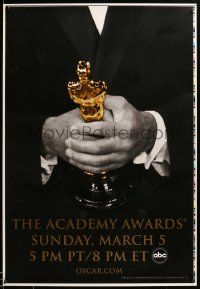 9c020 78th ANNUAL ACADEMY AWARDS printer's test DS 1sh '05 cool design of man in suit holding Oscar!