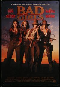 9c067 BAD GIRLS 1sh '94 cowgirls Drew Barrymore, Madeleine Stowe, Masterson & MacDowell!