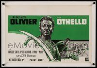 9g091 OTHELLO linen Belgian '66 the greatest actor of our time Laurence Olivier, Shakespeare