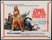 9g209 ONE MILLION YEARS B.C. 1/2sh '66 full-length sexiest prehistoric cave woman Raquel Welch!