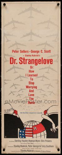 9g229 DR. STRANGELOVE linen insert '64 Stanley Kubrick classic, Peter Sellers, Tomi Ungerer art!