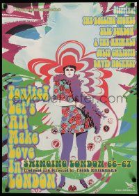 9g374 TONITE LET'S ALL MAKE LOVE IN LONDON Japanese '01 Pink Floyd, cool psychedelic artwork!