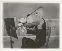 9h179 MAD MAESTRO 8.25x10 still '39 worried dog violinist can't grasp the meaning of the symphony!
