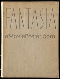 9h088 FANTASIA Simon & Schuster hardcover book '46 Disney, wonderful color images & information!