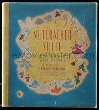 9h087 FANTASIA Little, Brown & Company hardcover book '40 Disney, The Nutcracker Suite with music!