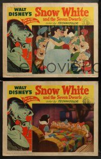 9h081 SNOW WHITE & THE SEVEN DWARFS 8 LCs R51 includes great Prince card & other different scenes!