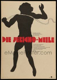 9j059 JERICHO MILE East German 11x16 '82 Strauss, made-for-TV crime movie directed by Michael Mann