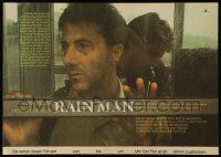 9j066 RAIN MAN East German 11x16 '90 autistic Dustin Hoffman, directed by Barry Levinson!