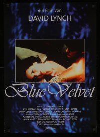 9j036 BLUE VELVET German R03 David Lynch directed, Isabella Rossellini, Dennis Hopper, MacLachlan!