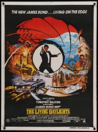 9j022 LIVING DAYLIGHTS Indian '87 Timothy Dalton as James Bond, art montage by Brian Bysouth!