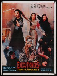 9j030 EXECUTIONERS Pakistani '93 Michelle Yeoh & Maggie Cheung, cool martial arts movie!