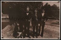 9k827 BEATLES 23x35 commercial poster '70 cool posed image of the Big Four!