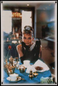 9k834 BREAKFAST AT TIFFANY'S 24x36 Australian commercial poster '98 Audrey Hepburn!
