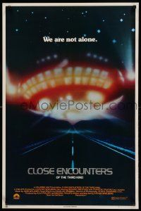 9k850 CLOSE ENCOUNTERS OF THE THIRD KIND 23x35 commercial poster '77 Spielberg sci-fi classic!