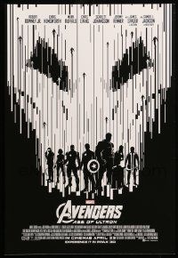 9k672 AVENGERS: AGE OF ULTRON IMAX mini poster '15 Marvel Comics, Scarlett Johansson!