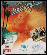 9k383 BEACH BOYS 18x21 music poster '83 cool art of sexy blonde woman!