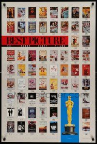 9k502 BEST PICTURE THE FIRST SIXTY YEARS 24x36 special '88 poster images, Best Picture Oscars!