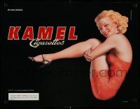 9k428 CAMEL CIGARETTES horizontal 17x22 advertising poster '98 cool art of sexy woman in high heels
