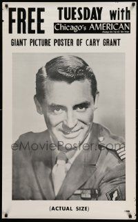 9k510 CARY GRANT 26x42 special '60s super close-up of the legend in uniform!