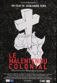 9k515 COLONIAL MISUNDERSTANDING 16x24 French special '04 artwork of giant cross in Africa!