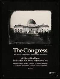 9k256 CONGRESS tv poster '89David McCullough, Charles McDowell, Barbara Fields, cool image!