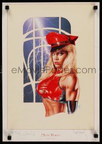 9k342 DAVE STEVENS signed #22/900 14x20 special '95 by the artist, model Marla Duncan as Mimi Rodin