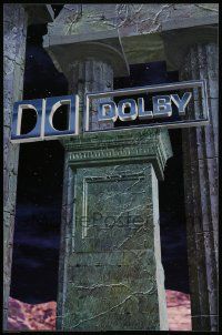 9k532 DOLBY DIGITAL DS 27x40 special '97 image of ancient pillars and the Dolby logo!