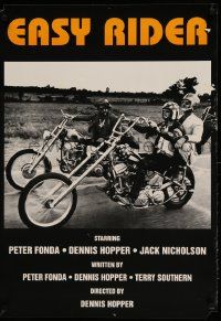 9k538 EASY RIDER 24x33 special '69 Peter Fonda, Jack Nicholson, classic directed by Dennis Hopper!