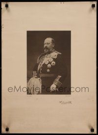 9k141 EDWARD VII 17x24 English special 1900s wonderful portrait of the King of the U.K.!